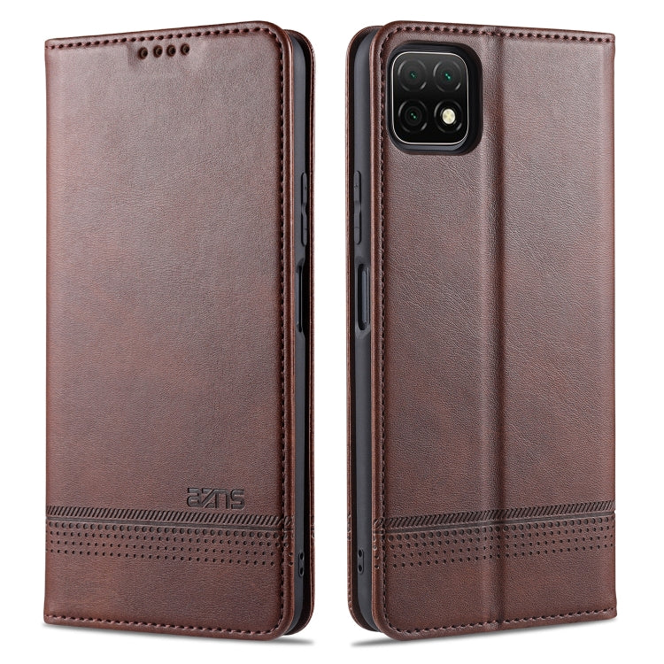 AZNS Magnetische Textur Horizontal aufklappbare Ledertasche mit Kartenfächern, Halter & Brieftasche, für Huawei Nova 7 SE, für Huawei Nova 7, für Huawei Enjoy 20, für Huawei Maimang 9