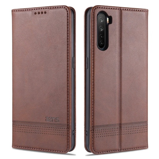 Funda de cuero AZNS Magnetic Calf Texture con tapa horizontal con ranuras para tarjetas, soporte y cartera, para OPPO A91, para Huawei P40, para Huawei P40 Pro, para Samsung Galaxy S10