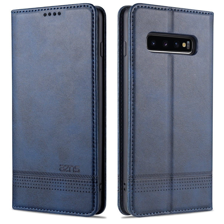 AZNS Magnetische Waden-Textur Horizontaler Flip Lederhülle mit Kartenfächern & Halter & Brieftasche, Für OPPO A91, Für Huawei P40, Für Huawei P40 Pro, Für Samsung Galaxy S10