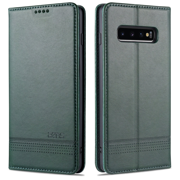 AZNS Magnetische Waden-Textur Horizontaler Flip Lederhülle mit Kartenfächern & Halter & Brieftasche, Für OPPO A91, Für Huawei P40, Für Huawei P40 Pro, Für Samsung Galaxy S10