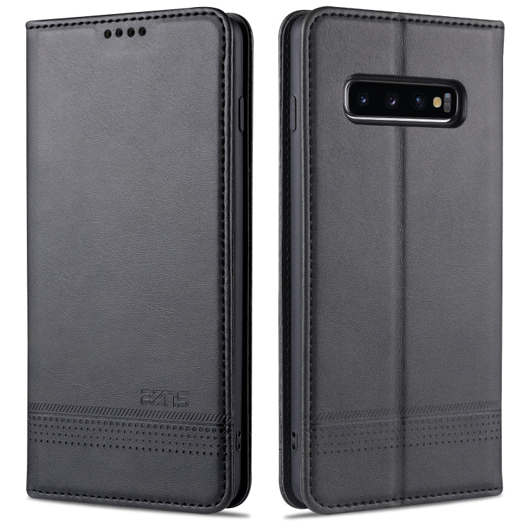 AZNS Magnetische Waden-Textur Horizontaler Flip Lederhülle mit Kartenfächern & Halter & Brieftasche, Für OPPO A91, Für Huawei P40, Für Huawei P40 Pro, Für Samsung Galaxy S10