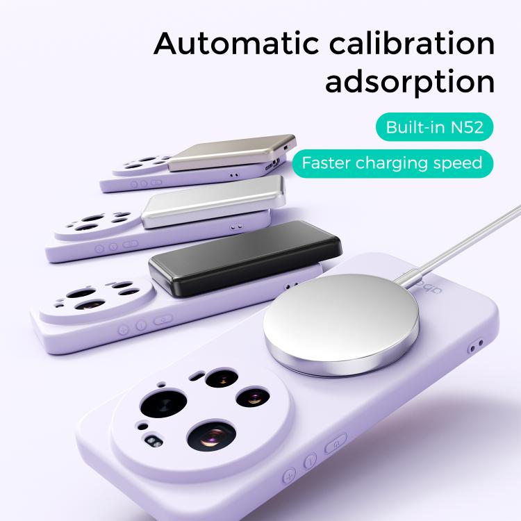 ABEEL Magnetische Flüssigsilikonhülle mit Halterung, hautfreundlich, für Xiaomi 17 Ultra, für Xiaomi 17 Pro Max, für Xiaomi 17 Pro, für Xiaomi 17