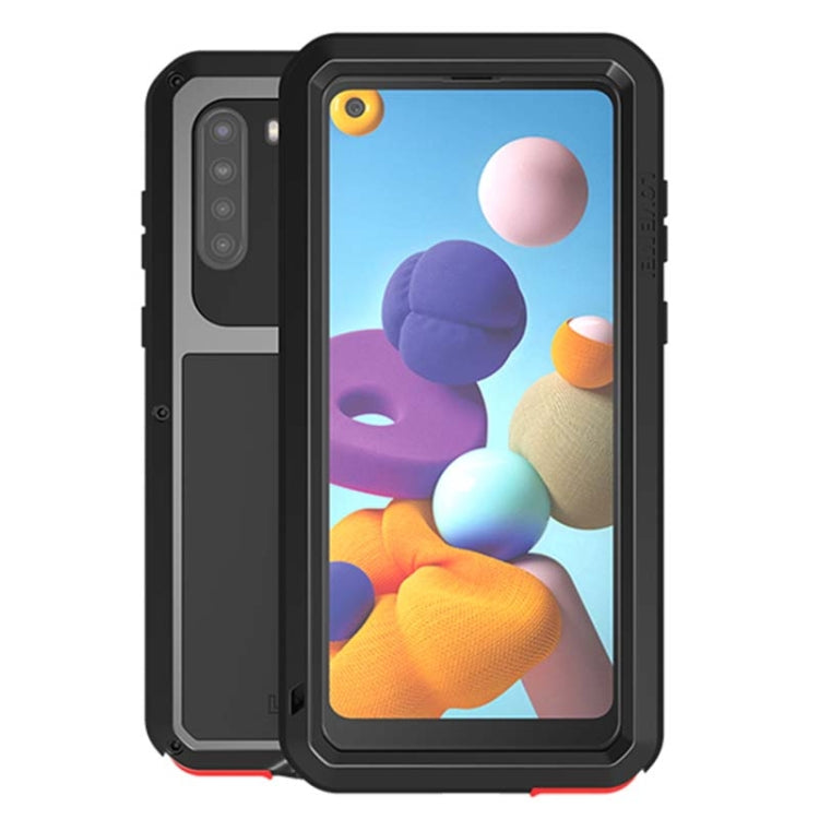 LOVE MEI Metal Shockproof Waterproof Dustproof Case – Samsung Galaxy A21 / A51 5G / A71 5G / S20 FE
