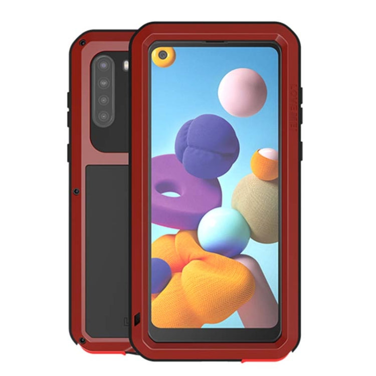 LOVE MEI Metal Shockproof Waterproof Dustproof Case – Samsung Galaxy A21 / A51 5G / A71 5G / S20 FE