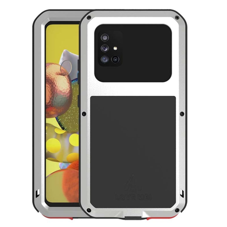 LOVE MEI Metal Shockproof Waterproof Dustproof Case – Samsung Galaxy A21 / A51 5G / A71 5G / S20 FE