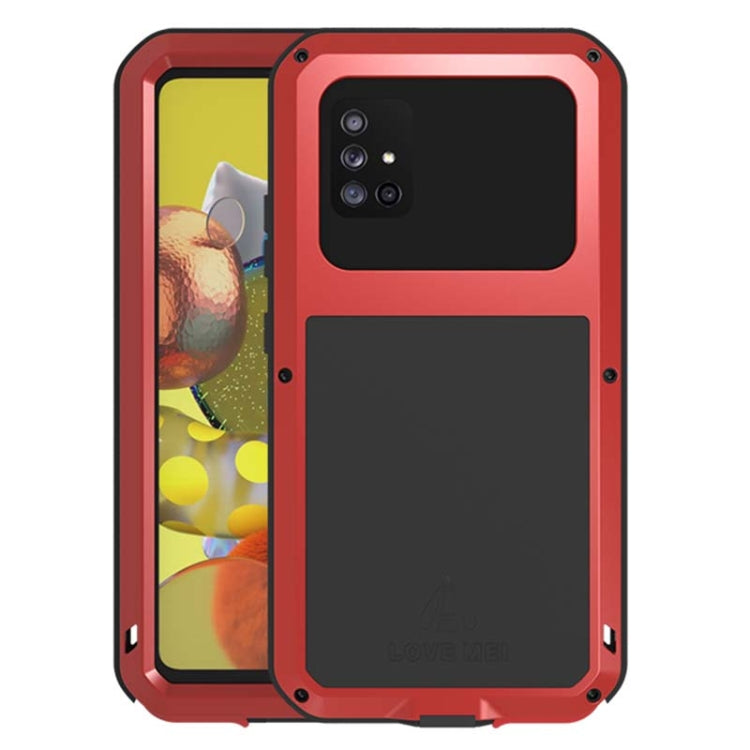 LOVE MEI Metal Shockproof Waterproof Dustproof Case – Samsung Galaxy A21 / A51 5G / A71 5G / S20 FE