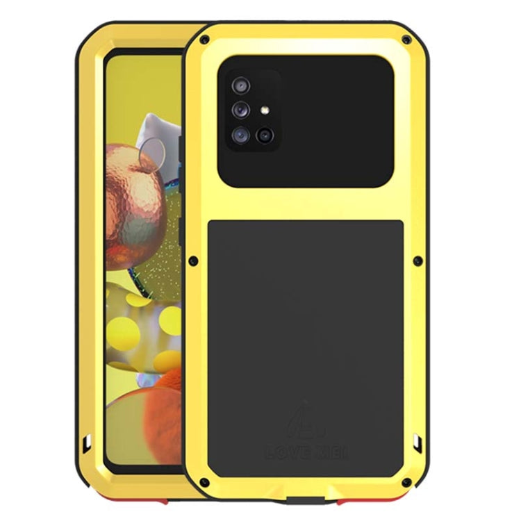 LOVE MEI Metal Shockproof Waterproof Dustproof Case – Samsung Galaxy A21 / A51 5G / A71 5G / S20 FE