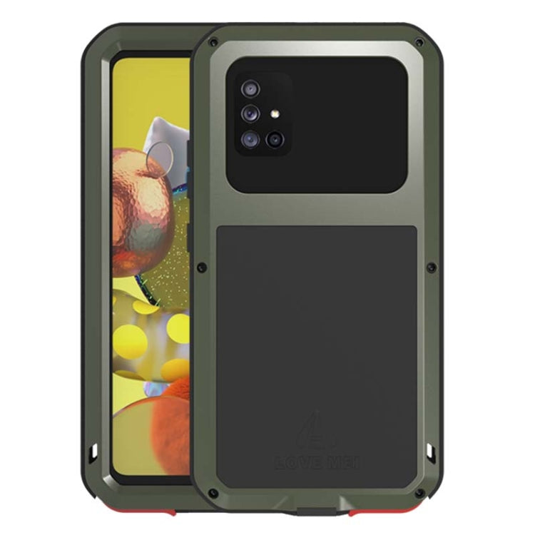LOVE MEI Metal Shockproof Waterproof Dustproof Case – Samsung Galaxy A21 / A51 5G / A71 5G / S20 FE