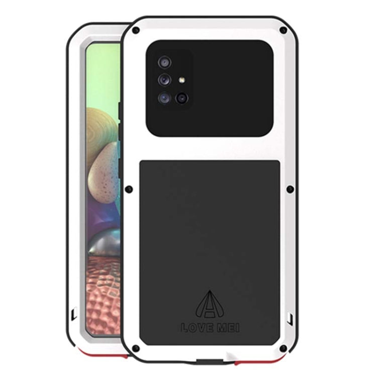 LOVE MEI Metal Shockproof Waterproof Dustproof Case – Samsung Galaxy A21 / A51 5G / A71 5G / S20 FE