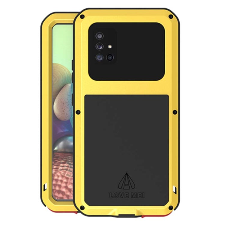 LOVE MEI Metal Shockproof Waterproof Dustproof Case – Samsung Galaxy A21 / A51 5G / A71 5G / S20 FE