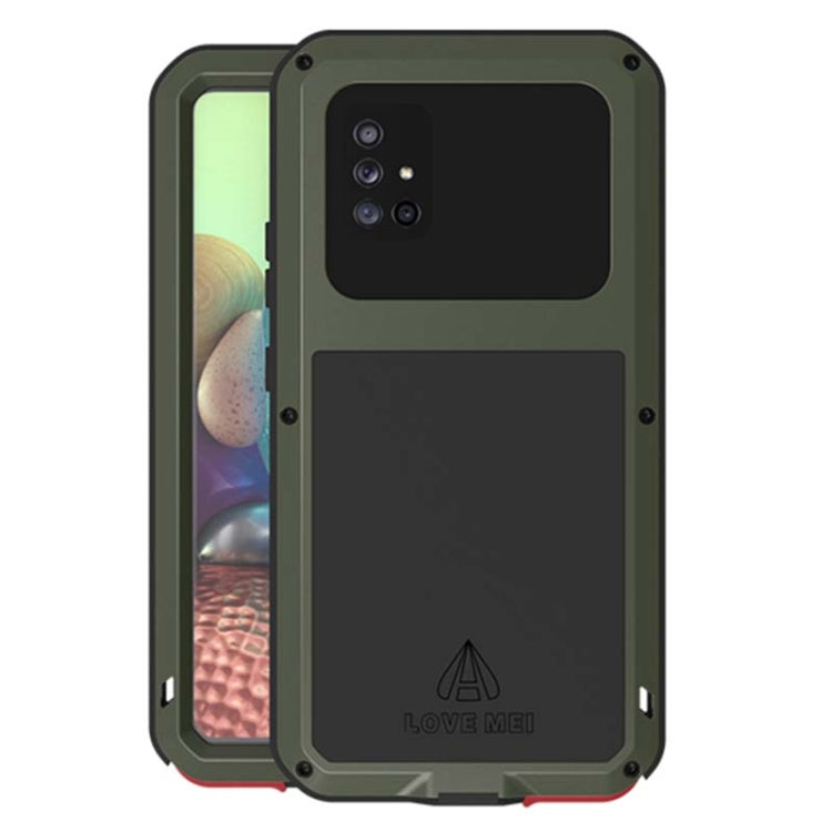 LOVE MEI Metal Shockproof Waterproof Dustproof Case – Samsung Galaxy A21 / A51 5G / A71 5G / S20 FE