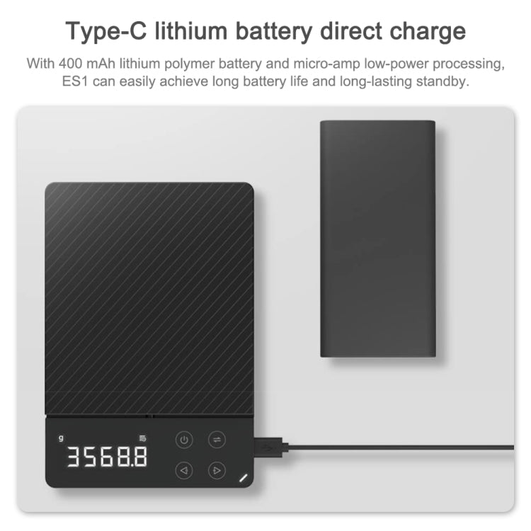 3KG Original Xiaomi Youpin DUKA ES1 Küchen-LCD-Digitalwaage, hochpräzise, 3KG