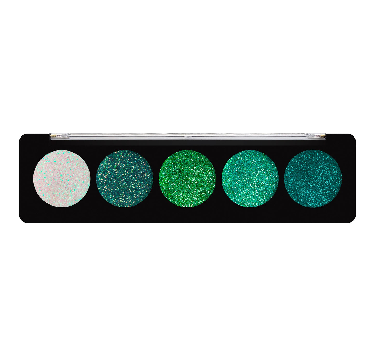 Glitter Gems 5-Shade Pressed Glitter Eyeshadow Palette | Vegan & Cruelty-Free