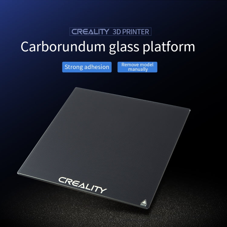 Plataforma de placa de vidrio de Carborundo Creality para cama caliente de impresora 3D Ender-3