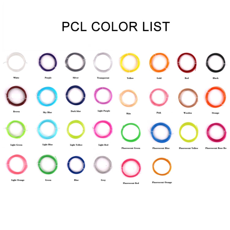 PCL 3D Pen Filament 1.75mm | 5m | Low Temperature