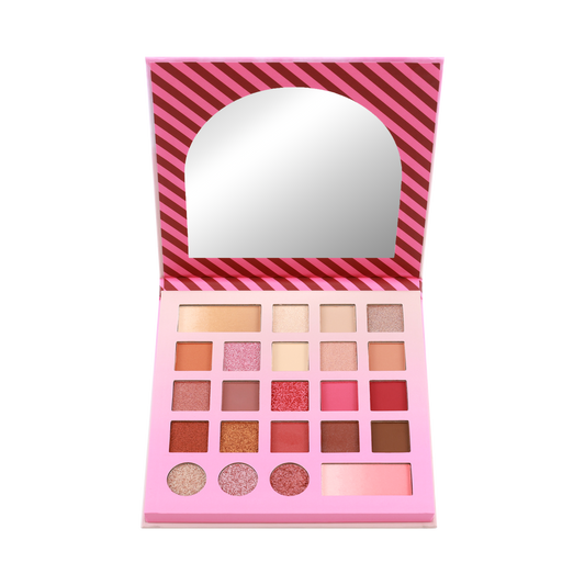 Paleta de sombras de ojos de 23 tonos | Acabados mate, brillante y con purpurina