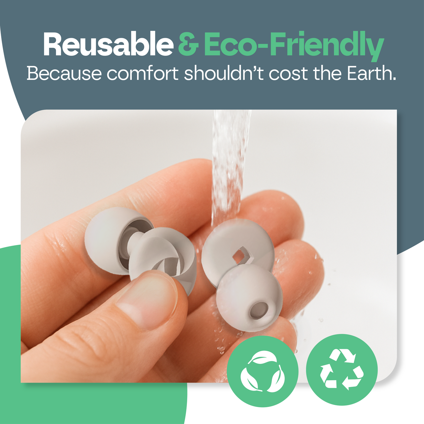 Sleep Ear Plugs - Noise Reducing Comfort Earplugs for Side Sleepers