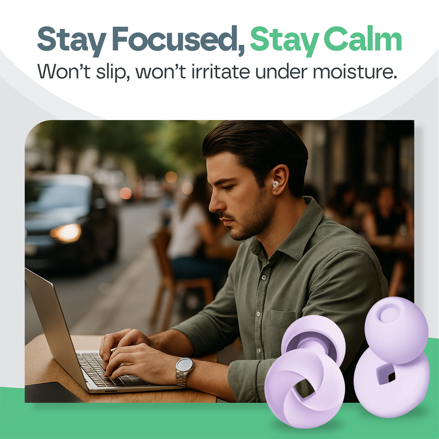 Sleep Ear Plugs - Noise Reducing Comfort Earplugs for Side Sleepers