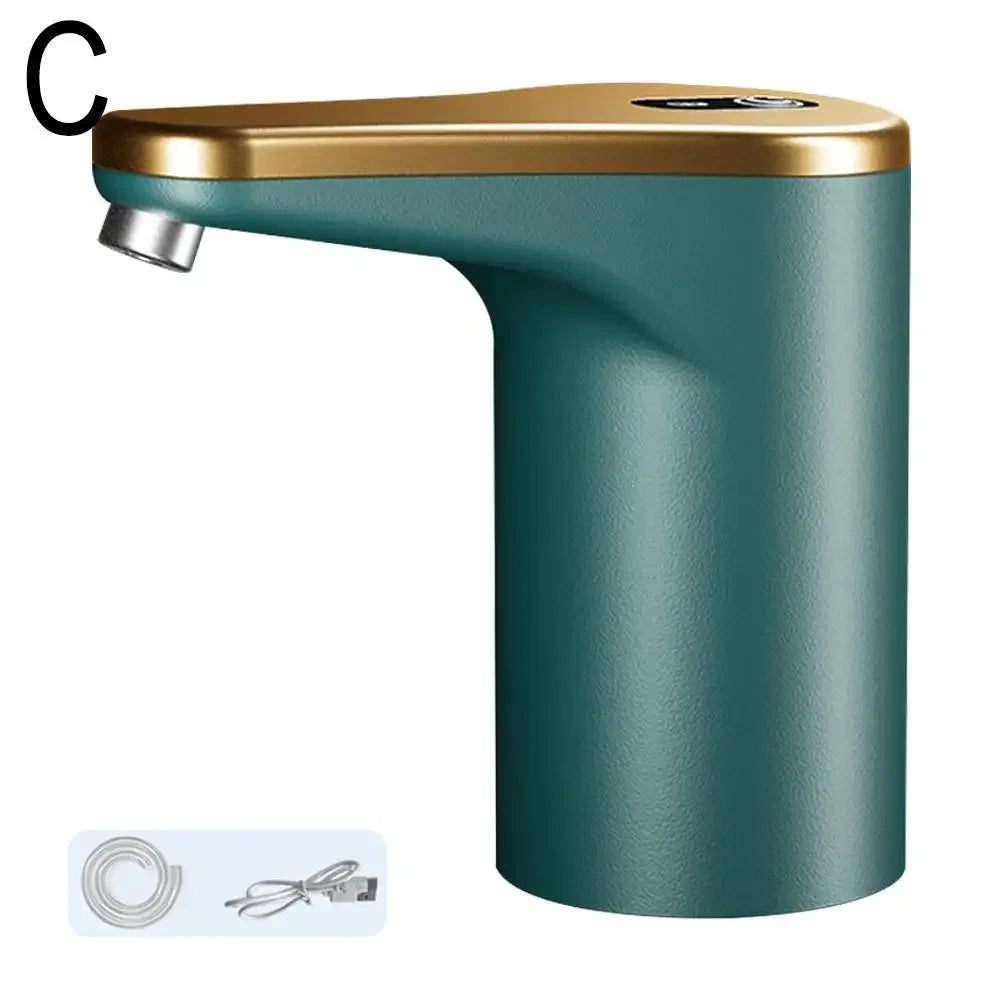 Electric Drinking Water Dispenser - Universal USB Rechargeable Pump for Home, Kitchen & Office Bottled Water