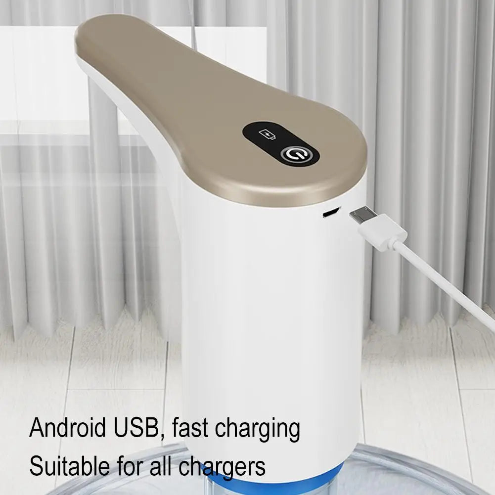 Electric Drinking Water Dispenser - Universal USB Rechargeable Pump for Home, Kitchen & Office Bottled Water