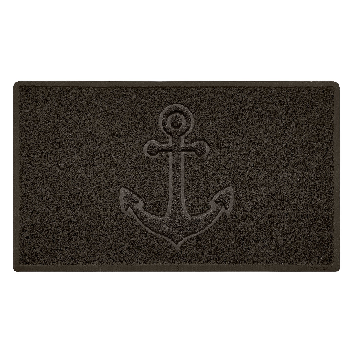 Nicoman Anchor Embossed Spaghetti Door Mat | Indoor & Outdoor | 8 Colours, 4 Sizes