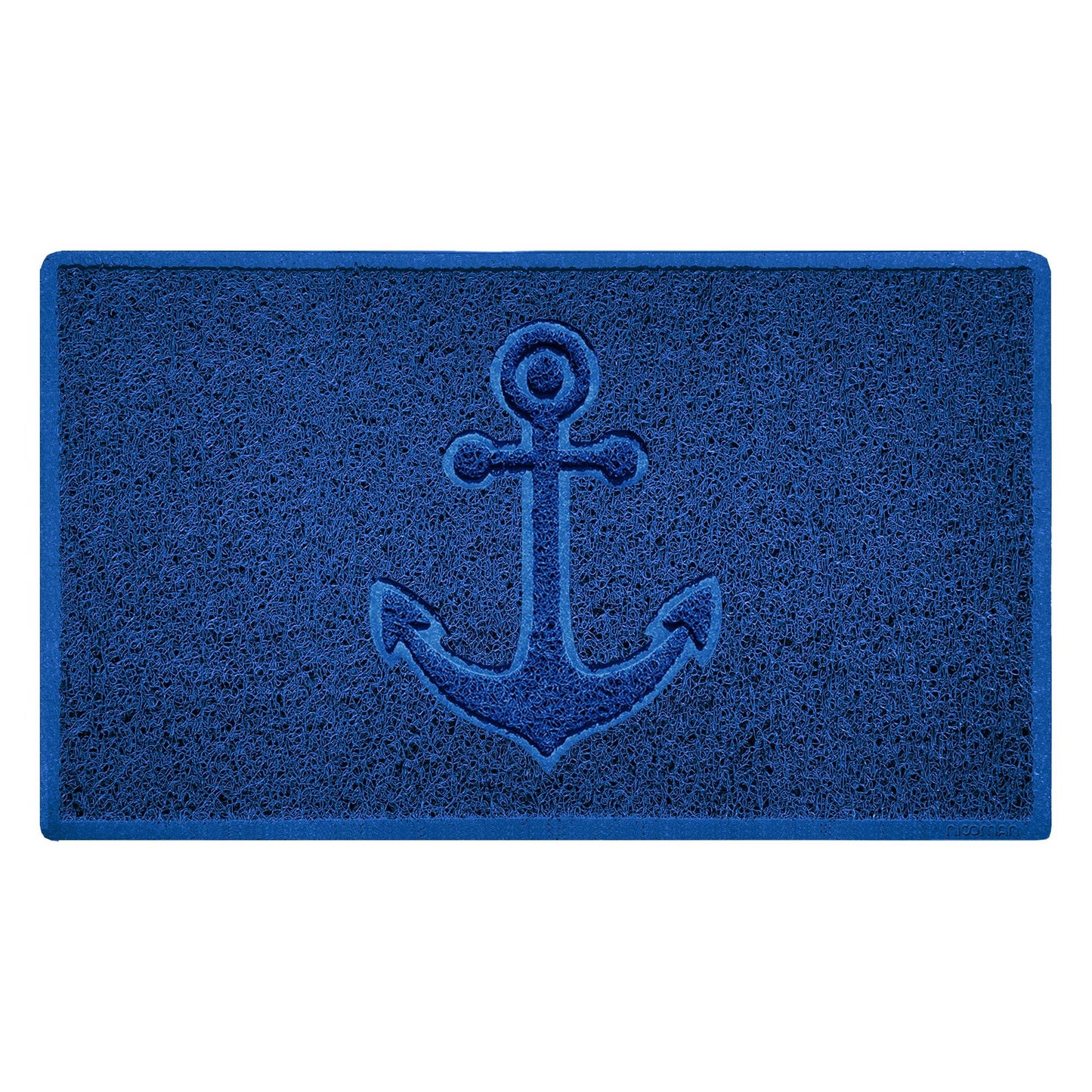 Nicoman Anchor Embossed Spaghetti Door Mat | Indoor & Outdoor | 8 Colours, 4 Sizes