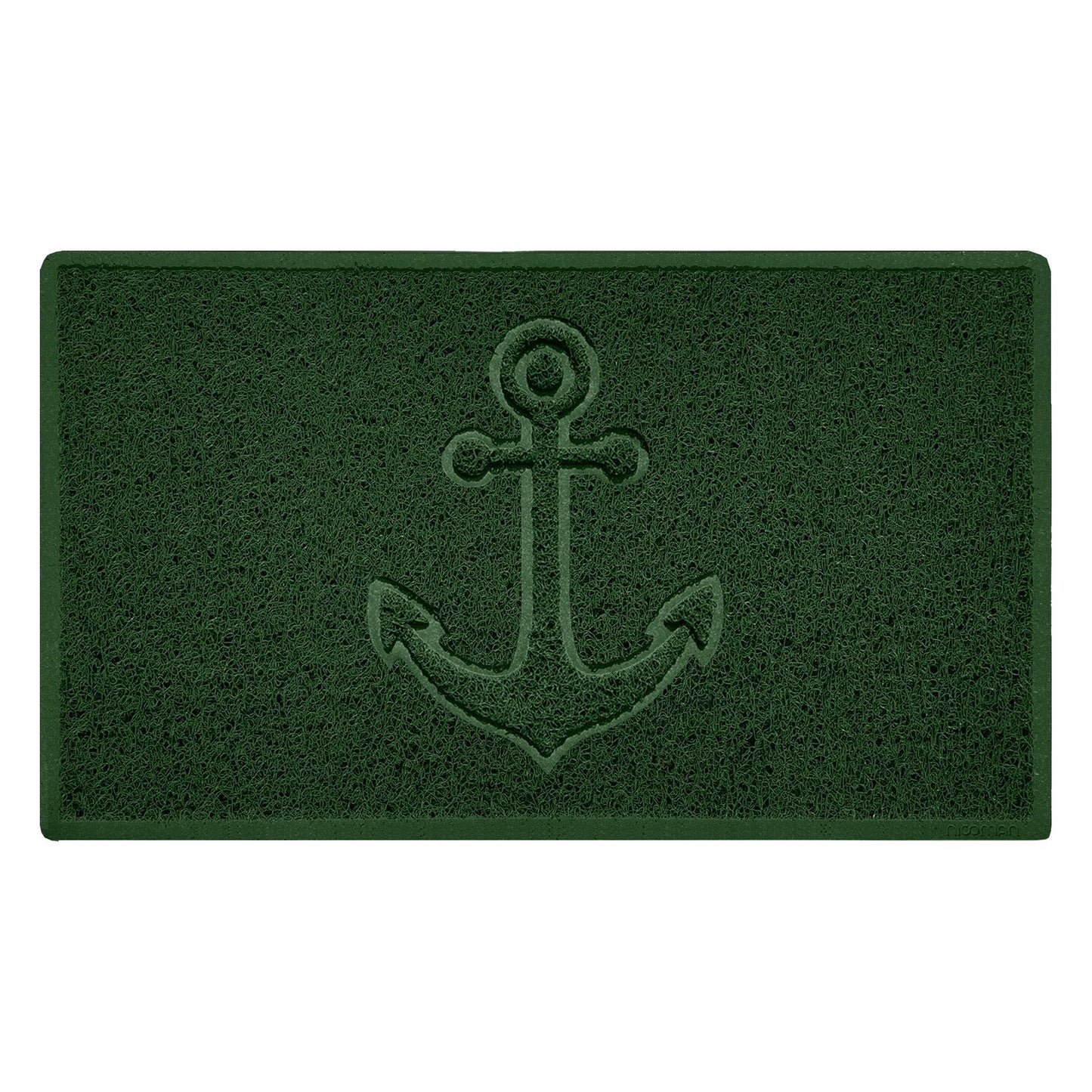 Nicoman Anchor Embossed Spaghetti Door Mat | Indoor & Outdoor | 8 Colours, 4 Sizes