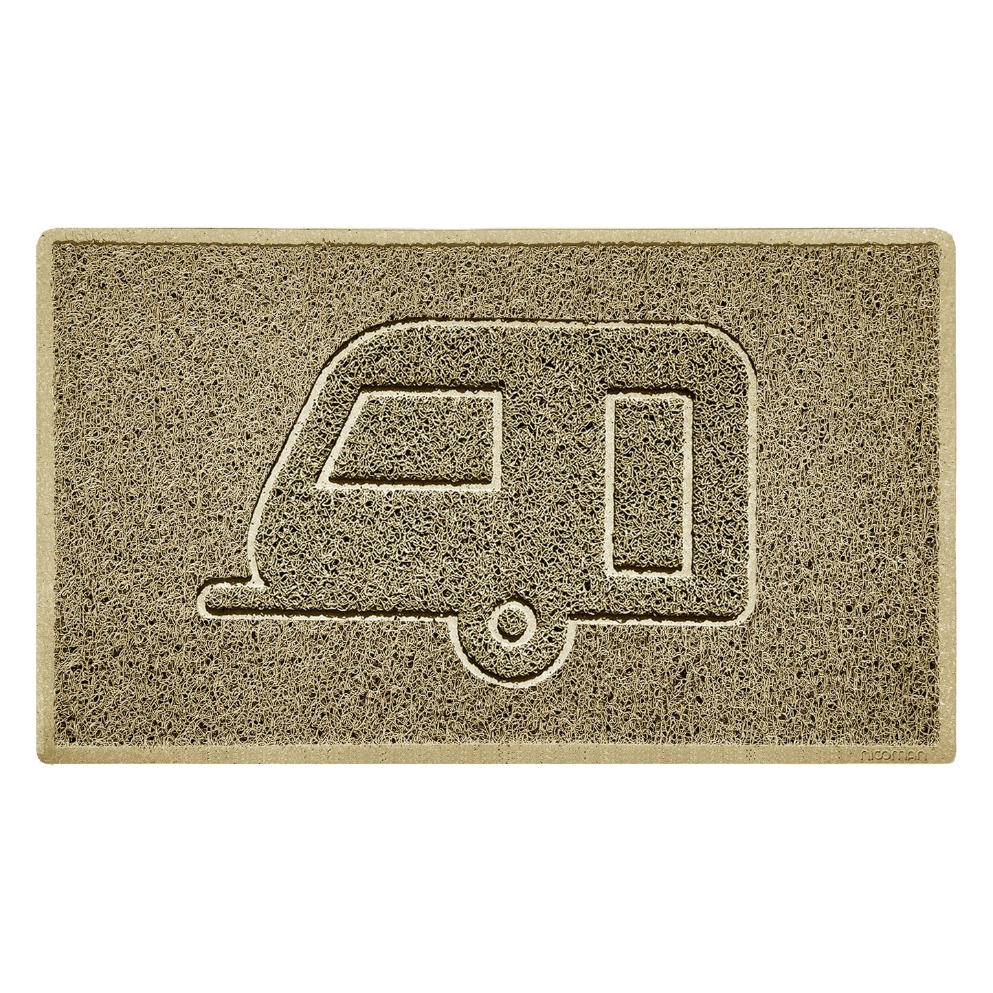 Nicoman Caravan Spaghetti Door Mat | Indoor & Outdoor | Non-Slip | Machine Washable