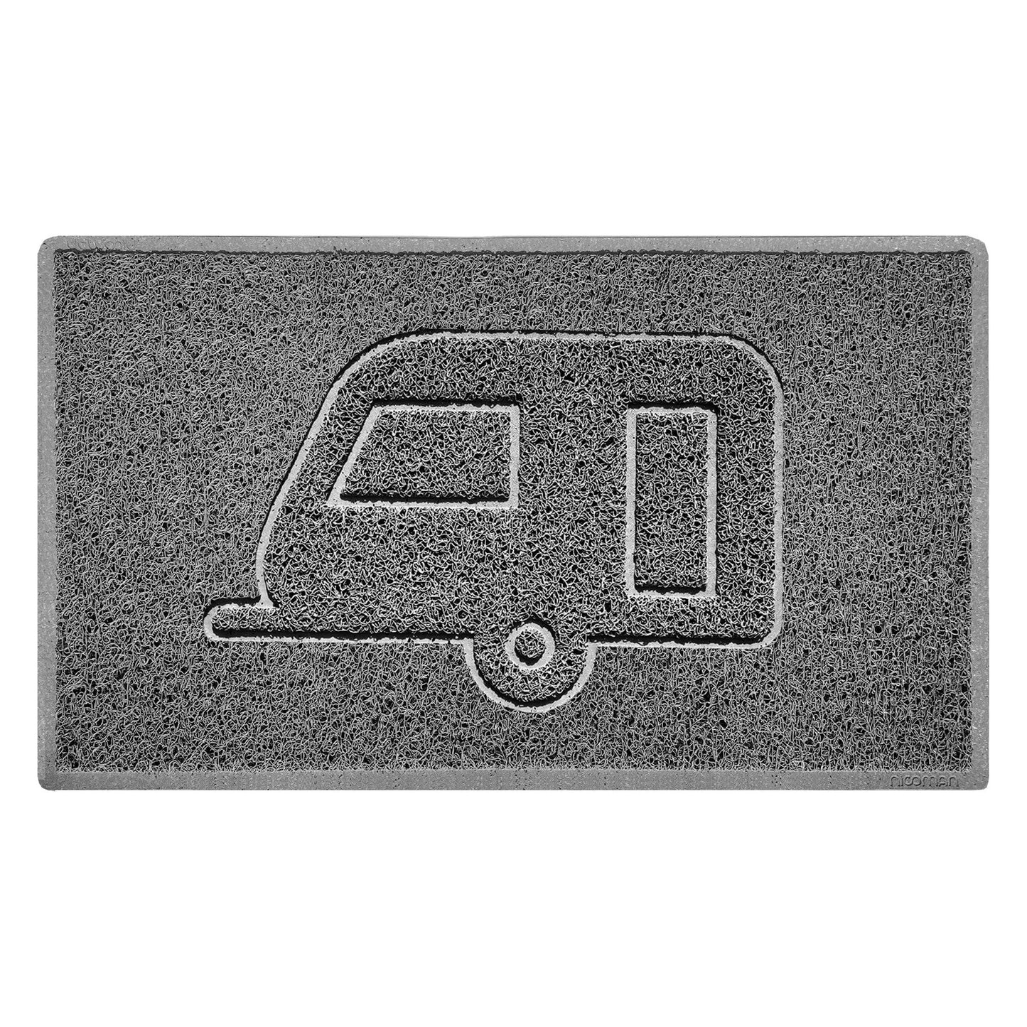 Nicoman Caravan Spaghetti Door Mat | Indoor & Outdoor | Non-Slip | Machine Washable