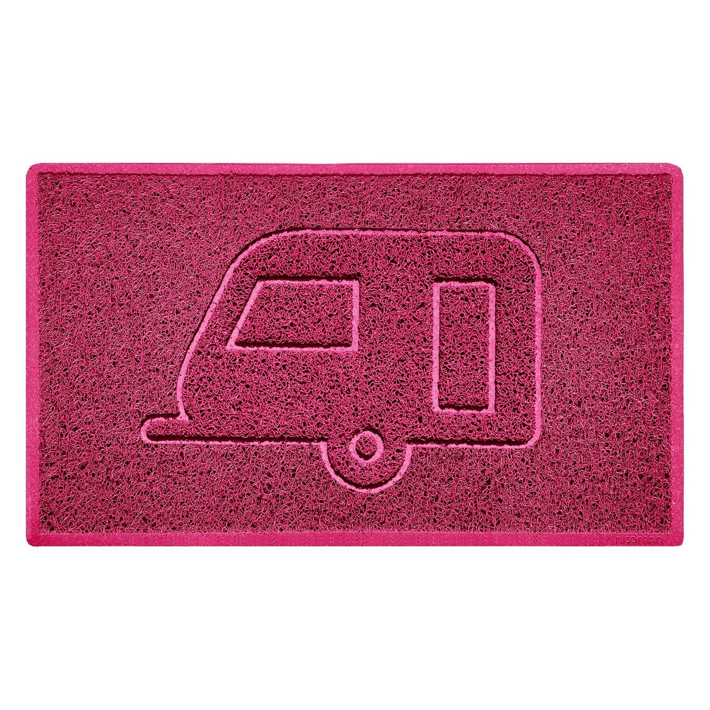 Nicoman Caravan Spaghetti Door Mat | Indoor & Outdoor | Non-Slip | Machine Washable
