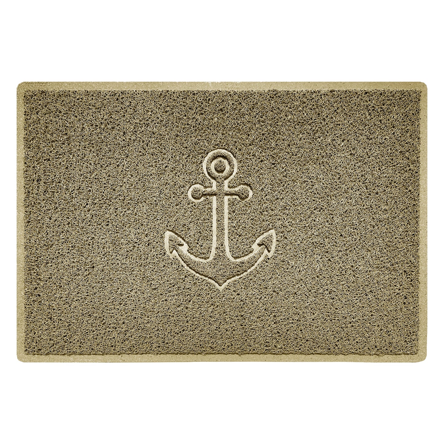 Nicoman Anchor Embossed Spaghetti Door Mat | Indoor & Outdoor | 8 Colours, 4 Sizes