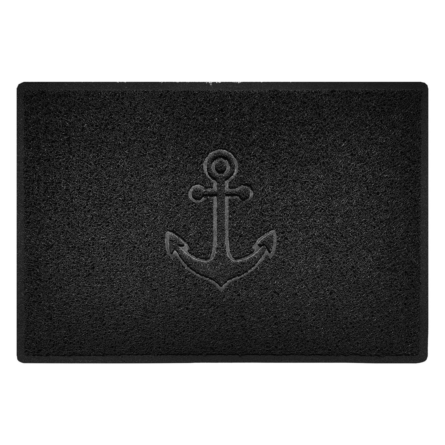 Nicoman Anchor Embossed Spaghetti Door Mat | Indoor & Outdoor | 8 Colours, 4 Sizes
