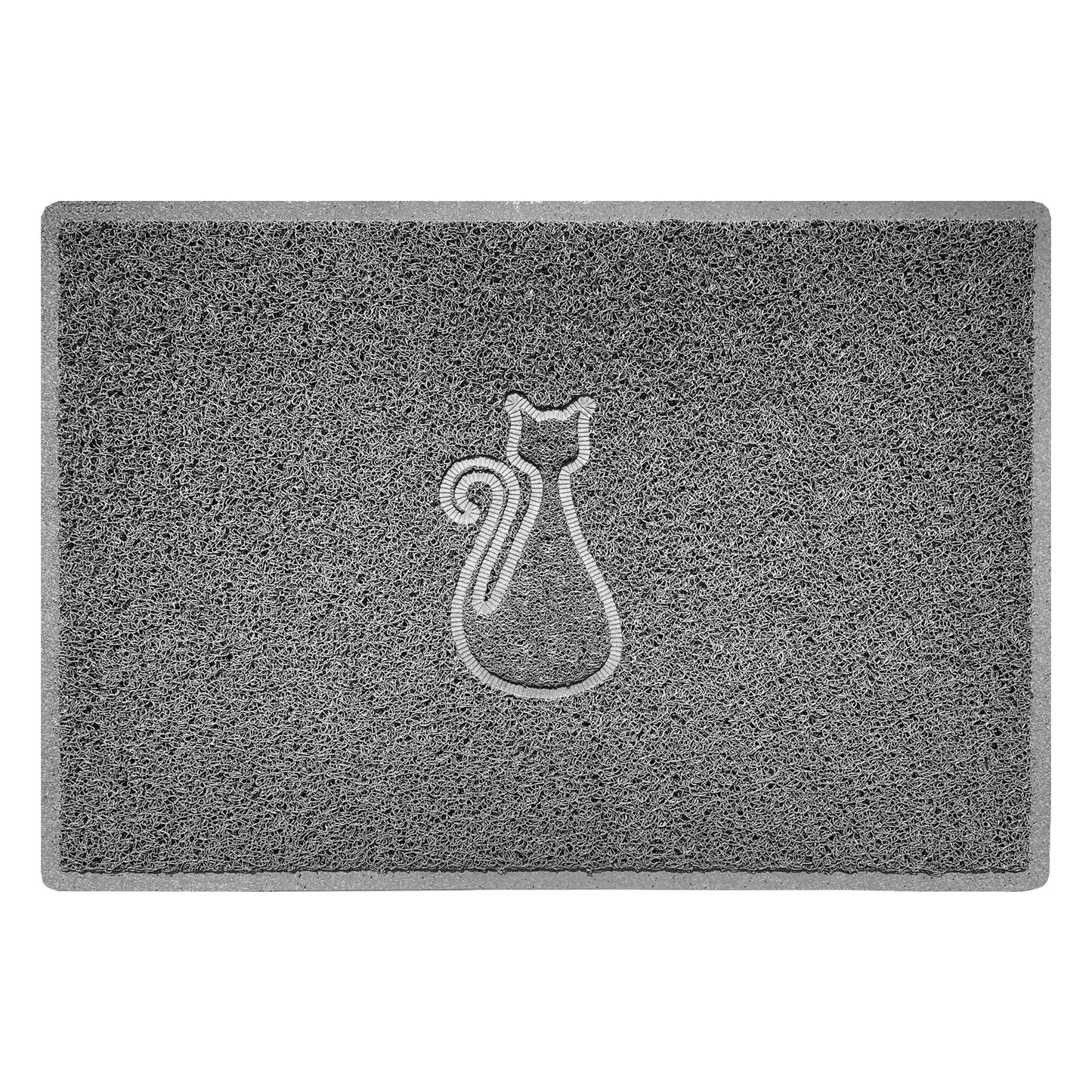 Nicoman Cat Embossed Spaghetti Door Mat | Indoor & Outdoor | Multiple Colours & Sizes