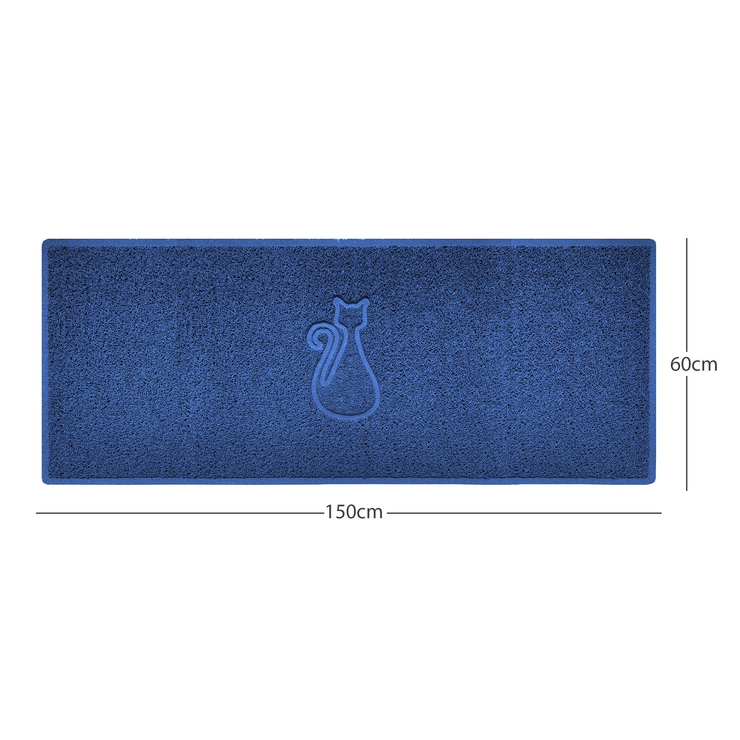 Nicoman Cat Embossed Spaghetti Door Mat | Indoor & Outdoor | Multiple Colours & Sizes