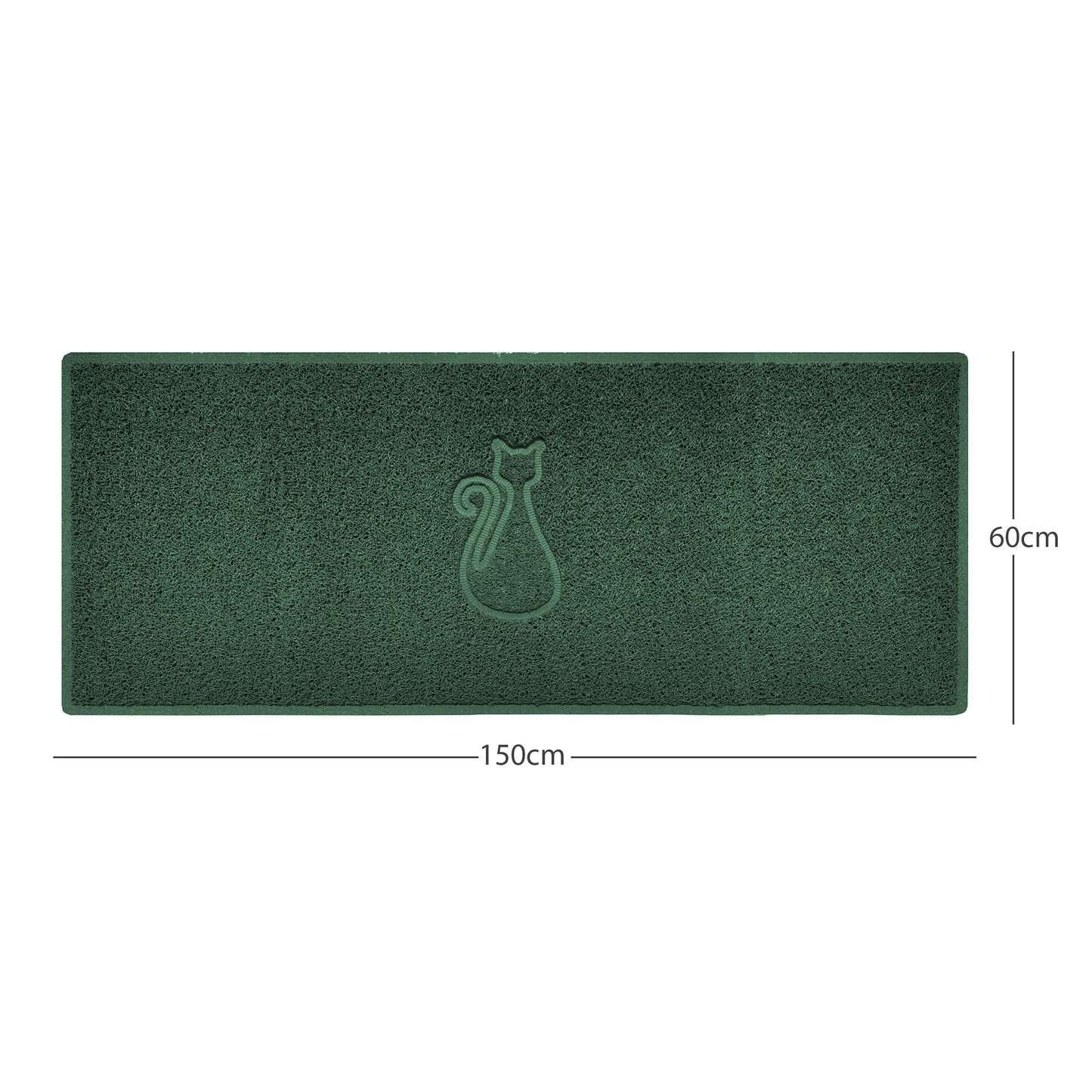 Nicoman Cat Embossed Spaghetti Door Mat | Indoor & Outdoor | Multiple Colours & Sizes