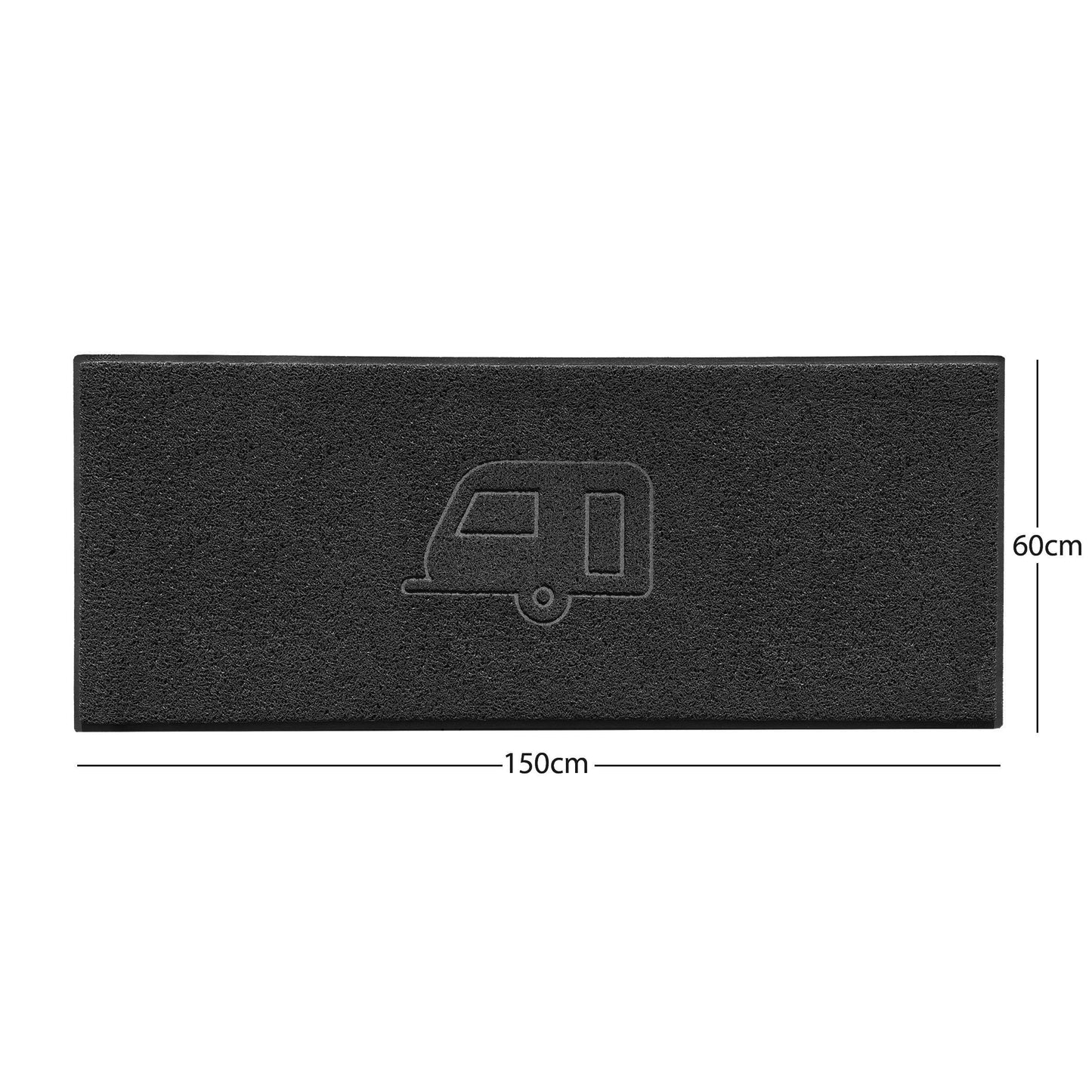 Nicoman Caravan Spaghetti Door Mat | Indoor & Outdoor | Non-Slip | Machine Washable