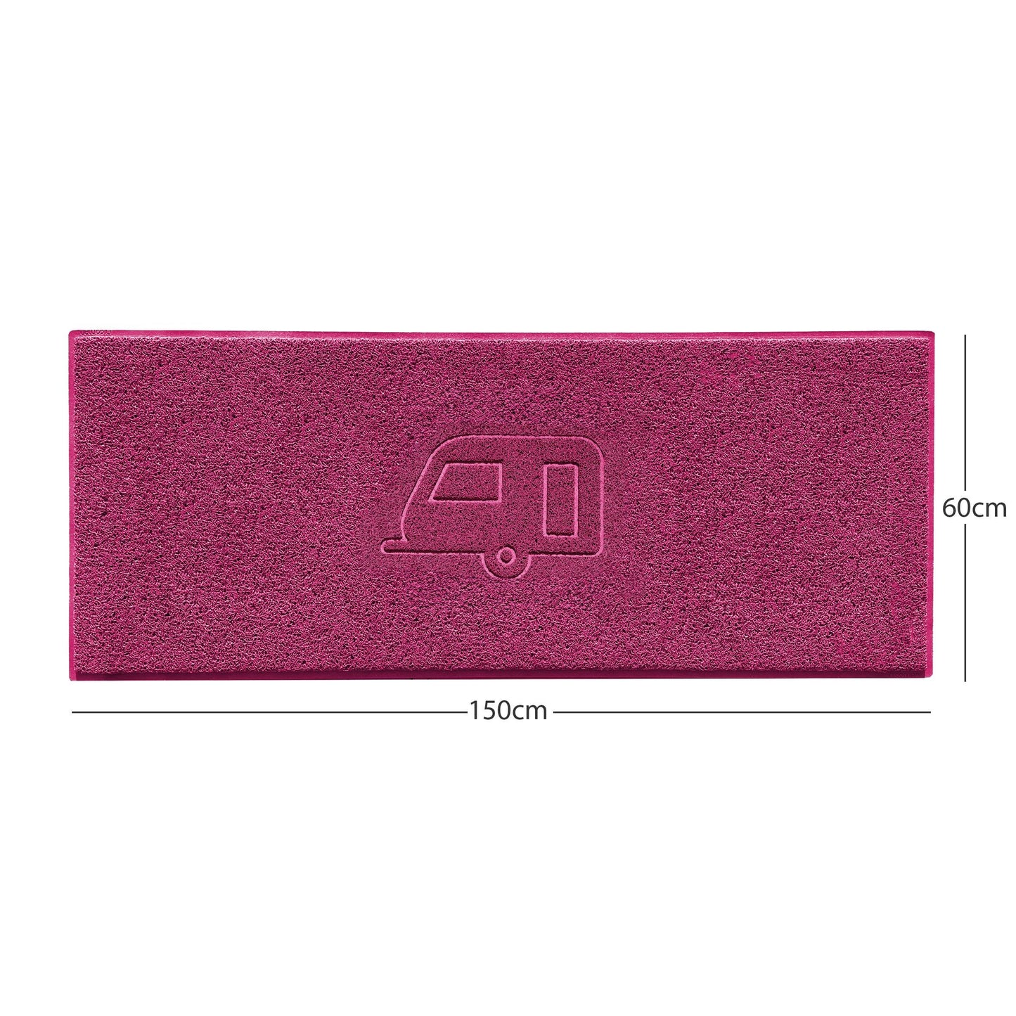 Nicoman Caravan Spaghetti Door Mat | Indoor & Outdoor | Non-Slip | Machine Washable