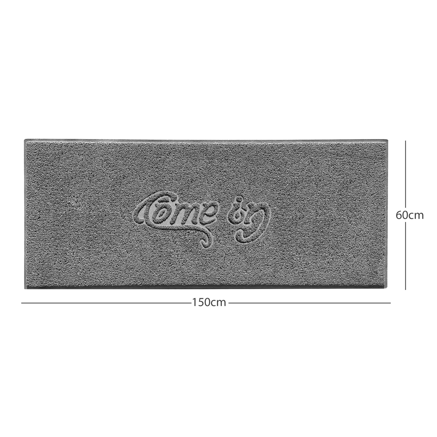 Nicoman "Come In" Spaghetti Door Mat – Indoor & Outdoor | Non-Slip | Machine Washable