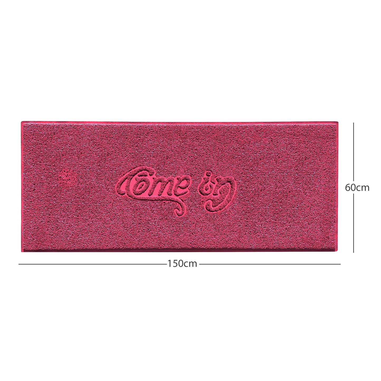 Nicoman "Come In" Spaghetti Door Mat – Indoor & Outdoor | Non-Slip | Machine Washable