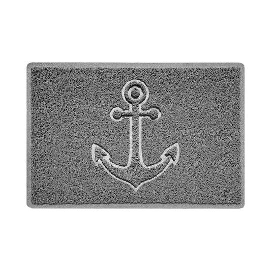 Nicoman Anchor Embossed Spaghetti Door Mat | Indoor & Outdoor | 8 Colours, 4 Sizes