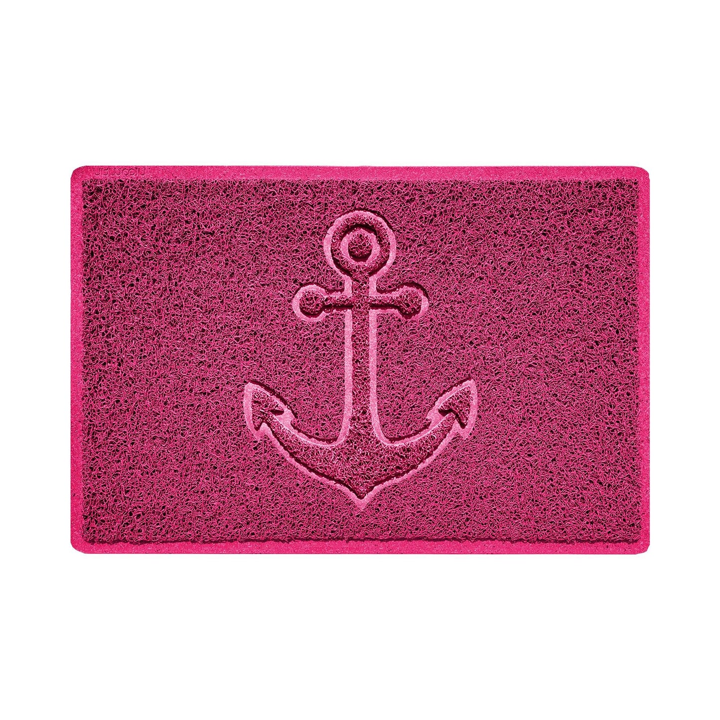 Nicoman Anchor Embossed Spaghetti Door Mat | Indoor & Outdoor | 8 Colours, 4 Sizes