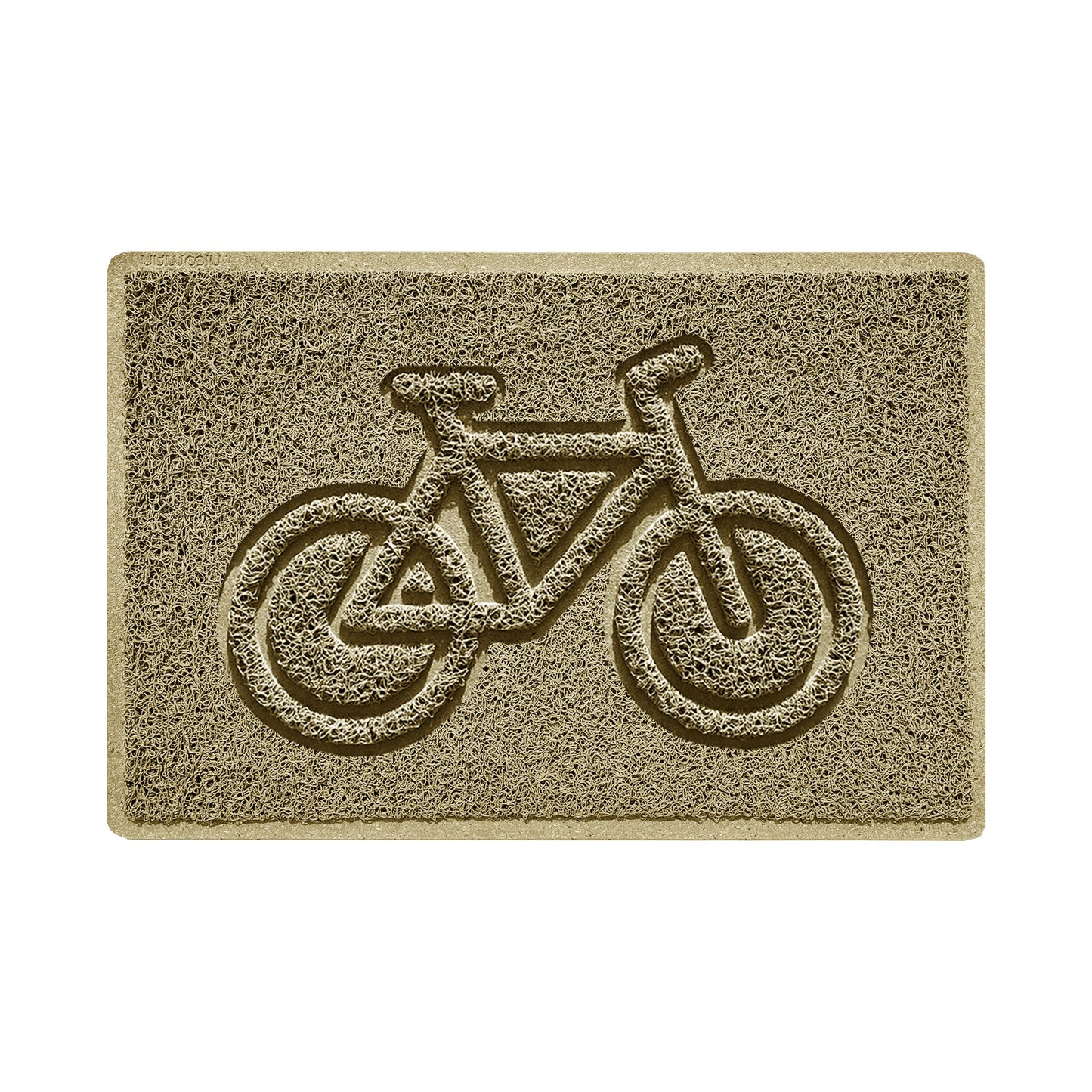 Nicoman Cycle Embossed Spaghetti Doormat | Indoor & Outdoor | Non-Slip | Machine Washable