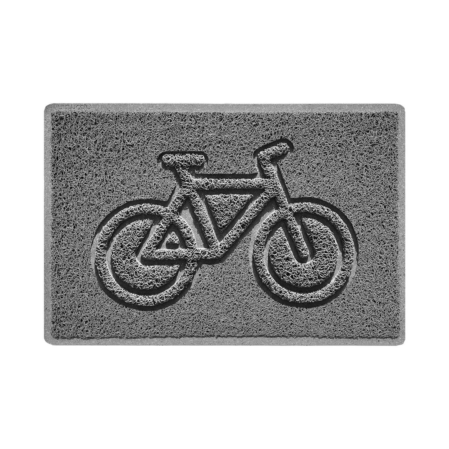 Nicoman Cycle Embossed Spaghetti Doormat | Indoor & Outdoor | Non-Slip | Machine Washable