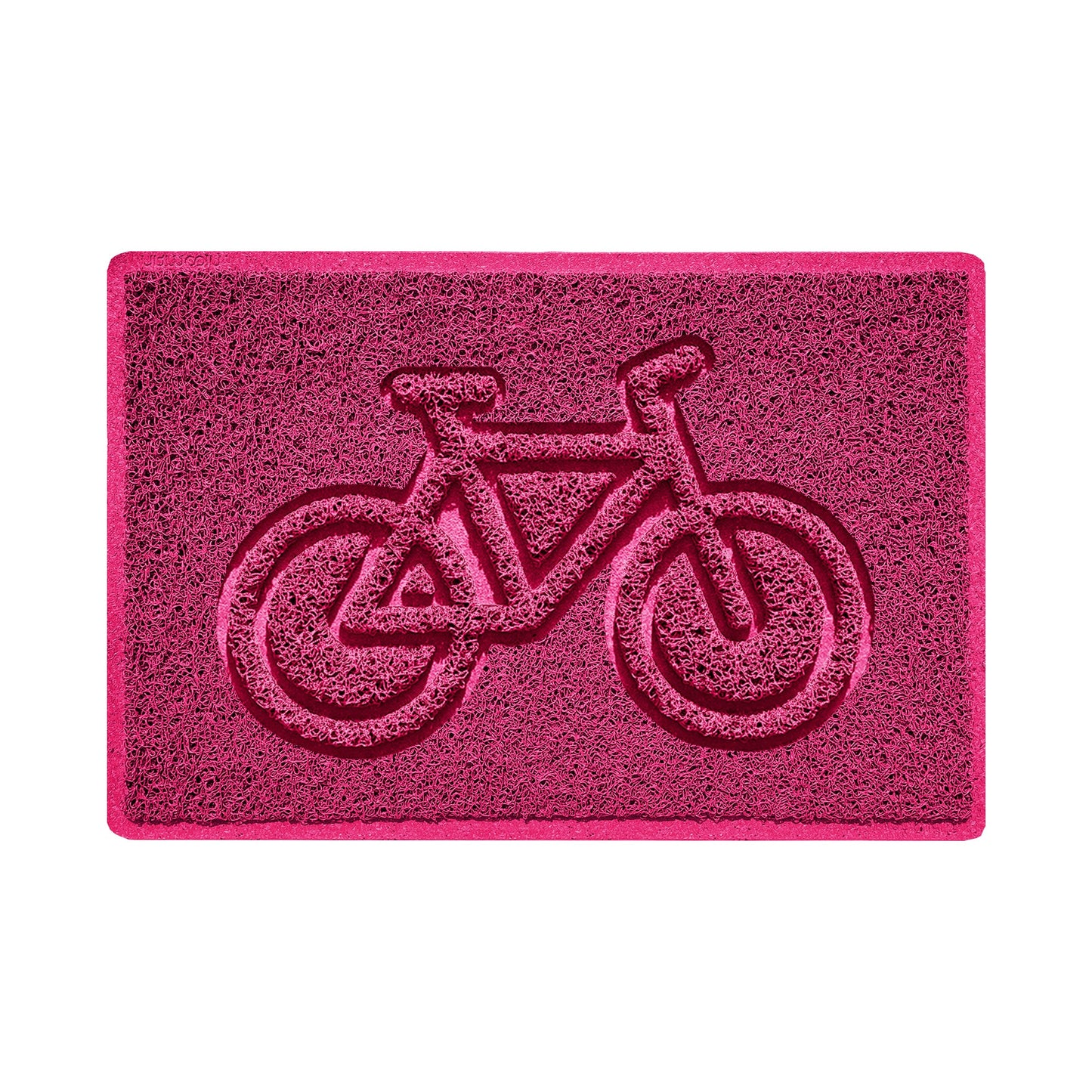 Nicoman Cycle Embossed Spaghetti Doormat | Indoor & Outdoor | Non-Slip | Machine Washable