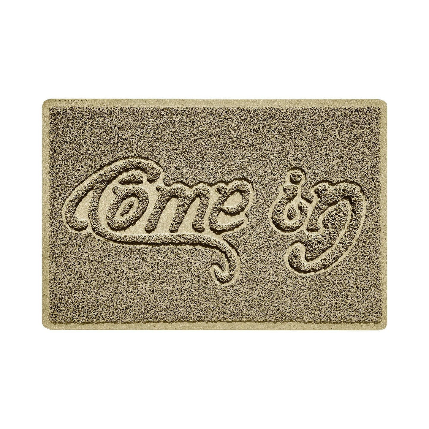 Nicoman "Come In" Spaghetti Door Mat – Indoor & Outdoor | Non-Slip | Machine Washable