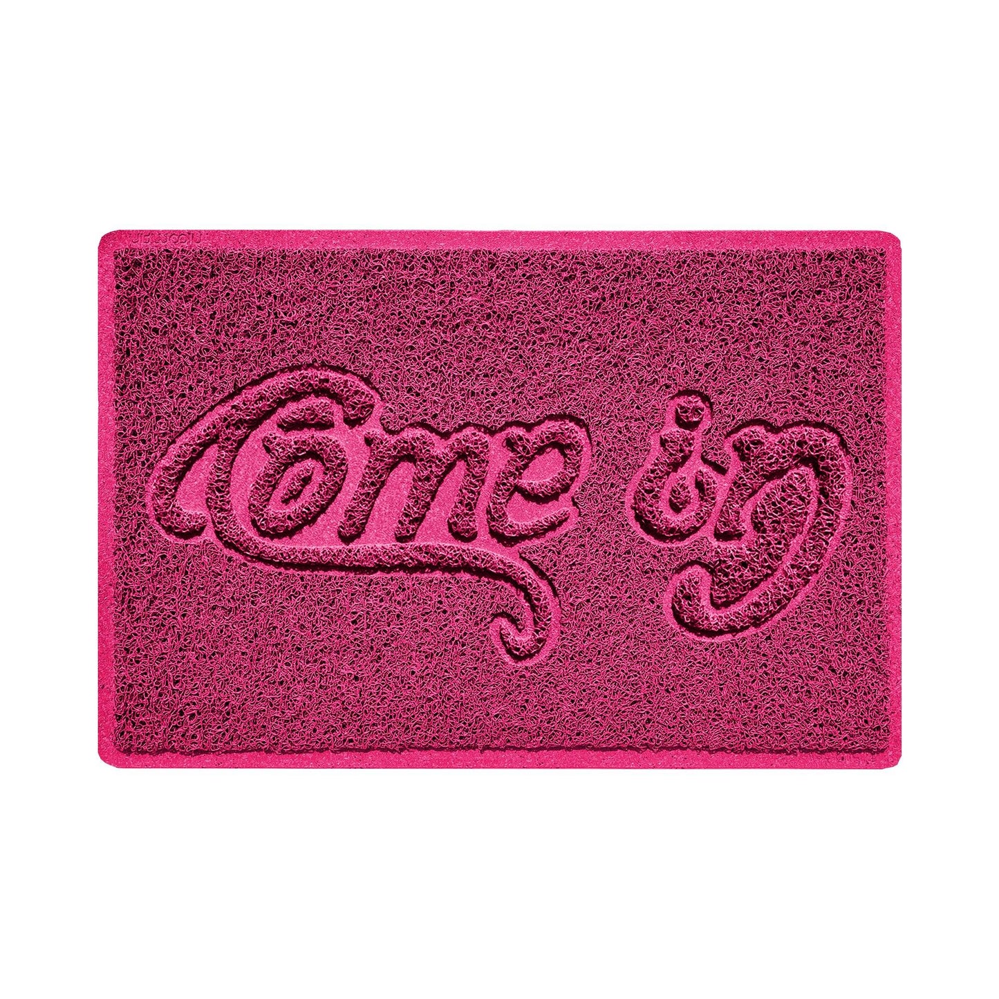 Nicoman "Come In" Spaghetti Door Mat – Indoor & Outdoor | Non-Slip | Machine Washable