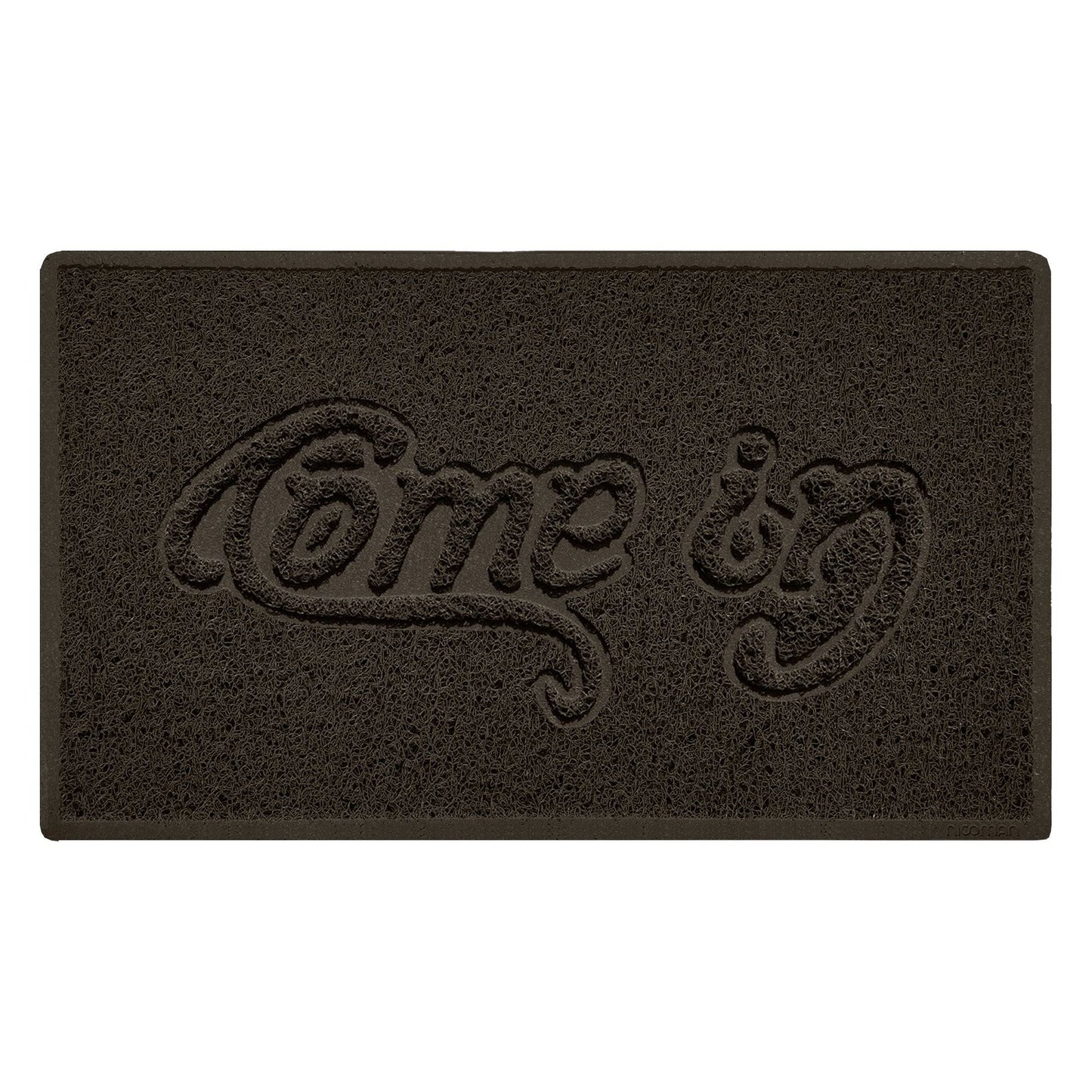 Nicoman "Come In" Spaghetti Door Mat – Indoor & Outdoor | Non-Slip | Machine Washable