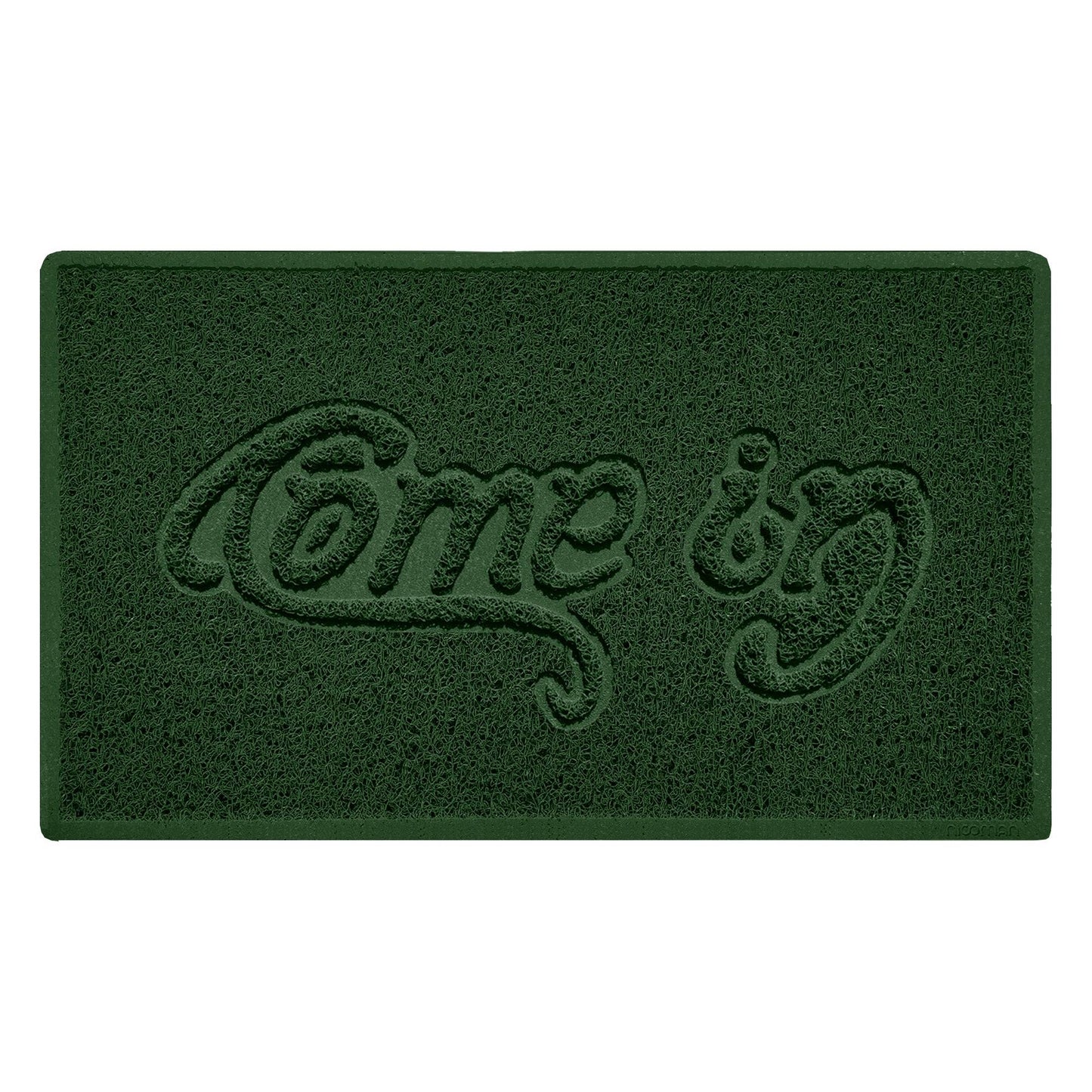 Nicoman "Come In" Spaghetti Door Mat – Indoor & Outdoor | Non-Slip | Machine Washable