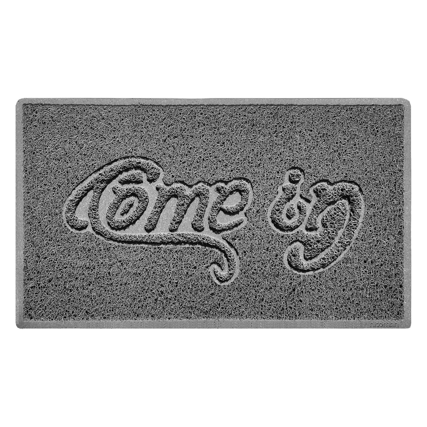 Nicoman "Come In" Spaghetti Door Mat – Indoor & Outdoor | Non-Slip | Machine Washable
