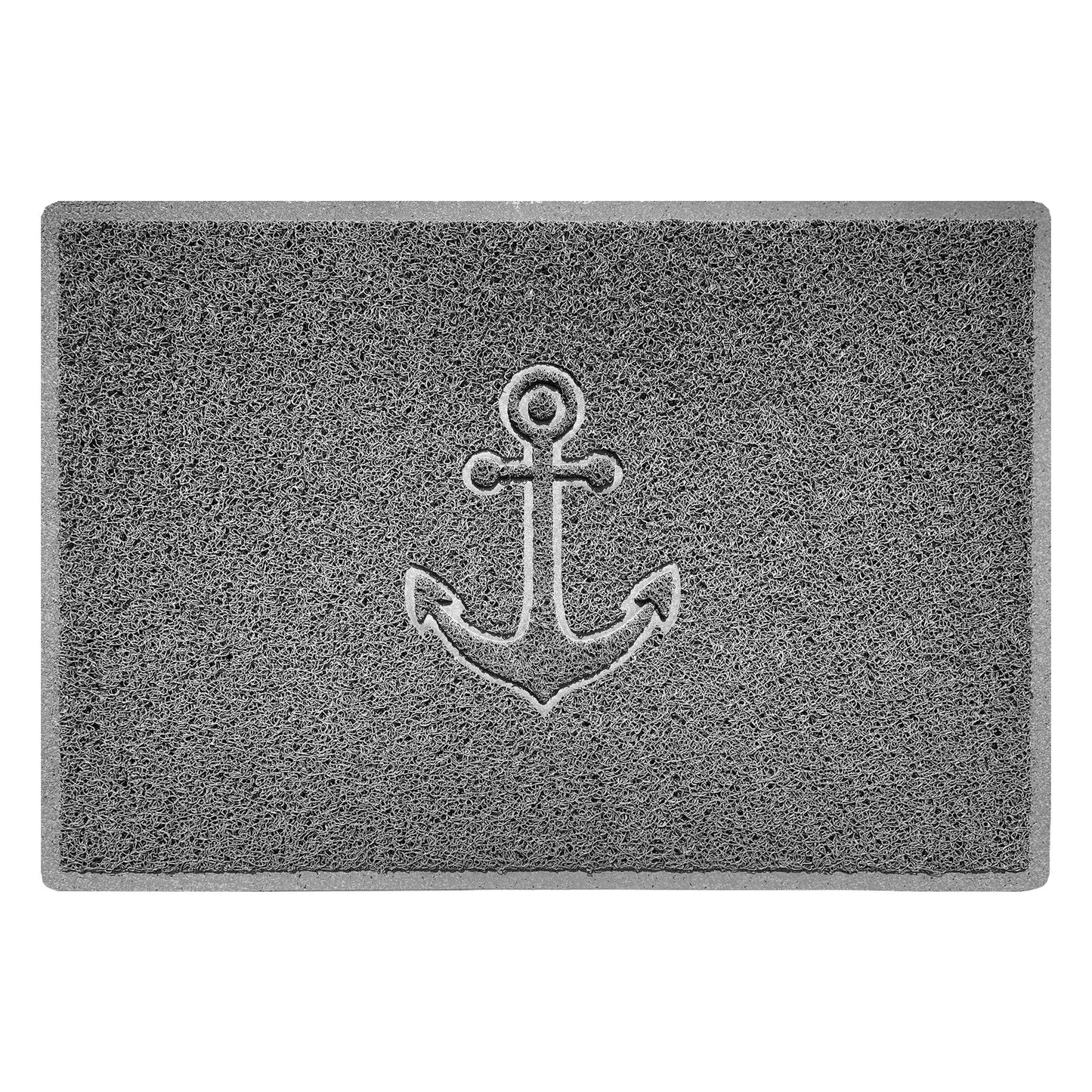 Nicoman Anchor Embossed Spaghetti Door Mat | Indoor & Outdoor | 8 Colours, 4 Sizes